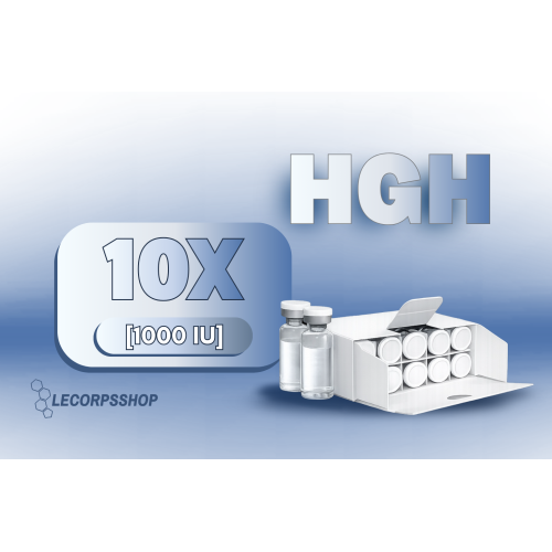HGH (Human Growth Hormone) 1000 IU liquide 1flacon x 50 IU "White Label"