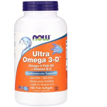 Ultra Omega 3-D with Vitamin D-3 180 softgels